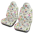 thumbnail image 1 of Fotbe Rabbit And Butterfly Pattern Automotive Seat Covers for Cars Trucks and SUVs – Car Seat Covers for Front Seats,Protective Seat Covers,Vehicle Seat Covers, Set of 2, 1 of 1