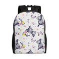 thumbnail image 1 of Fotbe Rabbit And Butterfly Travel Laptop Backpack, Business Slim Sturdy Laptops Backpack, Water Resistant College School Computer Bag Gift for Men & Women Fits 15.6 Inch Notebook, 1 of 8