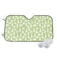 thumbnail image 1 of Fotbe Rabbit And Carrot (2) Car Windshield Sunshade | Sun Visor Protector Front Window Shade, Keeps Out UV Rays, Keeps Your Vehicle Cool-, 1 of 7
