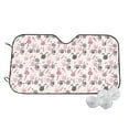 thumbnail image 1 of Fotbe Rabbit And Carrot Car Windshield Sunshade | Sun Visor Protector Front Window Shade, Keeps Out UV Rays, Keeps Your Vehicle Cool-Medium, 1 of 7
