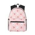 thumbnail image 1 of Fotbe Rabbit And Cherry Lightweight Casual Laptop Backpack for Men and Women, Daily use Waterproof backpack, Backpack for College, 1 of 8