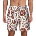 thumbnail image 1 of Fotbe Rabbit And Egg Men’s Swim Trunks Quick Dry Swim Shorts Board Shorts with Mesh Lining-Large, 1 of 9