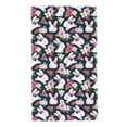 thumbnail image 1 of Fotbe Rabbit And Rose Pattern Premium Towels , (27.5x16in) Lightweight and Highly Absorbent Quick Drying Microfiber Towel, Perfect for Daily Use, 1 of 6
