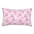 thumbnail image 1 of Fotbe Rabbit Face Pillow Cases - Envelope Closure - Luxury, Extra Soft, Cooling Pillow Covers - Wrinkle, Fade, Stain Resistant-16"x24", 1 of 8
