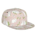 thumbnail image 1 of Fotbe Rabbit Flat Bill Visor Cap Classic Snapback Hat Polyester Foam Trucker Hat Trucker Cap Adjustable Baseball Cap, 1 of 9