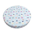 thumbnail image 1 of Fotbe Rabbit In The Rain Stool Covers Round,Waterproof Round Bar Stool Covers Bar Chair Covers Washable Stool Cushion Slipcover for 12-14 Inch Chair-12 inch, 1 of 7