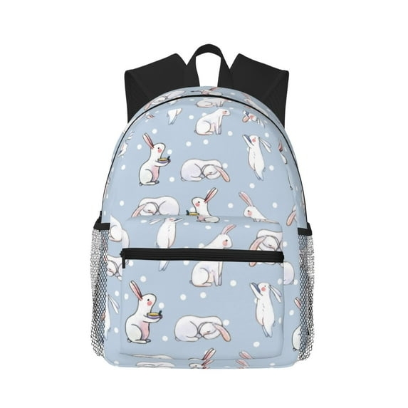 Fotbe Rabbit Is Eating Carrots Lightweight Casual Laptop Backpack for Men and Women, Daily use Waterproof backpack, Backpack for College