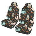 thumbnail image 1 of Fotbe Rabbit Is Eating Carrots Pattern Automotive Seat Covers for Cars Trucks and SUVs – Car Seat Covers for Front Seats,Protective Seat Covers,Vehicle Seat Covers, Set of 2, 1 of 9