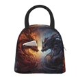 thumbnail image 1 of Fotbe Red And White Beast Pattern Lunch Bag, Insulated Lunch Box, Small Leakproof Cooler Food Lunch Containers Reusable High Capacity Lunch Tote Bags for Work, Travel, Outdoor, 1 of 1