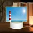 thumbnail image 1 of Fotbe Red And White Lighthouse Pattern Acrylic Night Light Gift with 3 Color ModesTouch-Sensitive LED Lamp Perfect Gift for Mother's Day, Birthday, or Christmas, 1 of 9