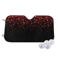 thumbnail image 1 of Fotbe Red Glitter1 Car Windshield Sunshade | Sun Visor Protector Front Window Shade, Keeps Out UV Rays, Keeps Your Vehicle Cool-, 1 of 7