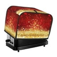thumbnail image 1 of Fotbe Red Gold Glitter for Two Slice Toaster Cover, Fingerprint Protector, Super Soft Appliance Cover And Dust Cover,Bread Dust Cover & Fingerprint Protection, 1 of 7