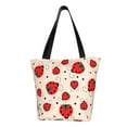thumbnail image 1 of Fotbe Red Ladybug Pattern Beach Tote,Shoulder Handbag,Spacious Tote Bag,Lightweight Travel Bag,Versatile Shopping Bag, 1 of 9