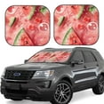 thumbnail image 1 of Fotbe Refreshing Watermelon Slices 2-Piece Car Windshield Sun Shade | Sun Blocker for Car Windshield | Foldable Automotive Interior Accessories for Sun Protection-Medium, 1 of 7