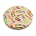 thumbnail image 1 of Fotbe Repair tools Pattern Stool Covers Round,Waterproof Round Bar Stool Covers Bar Chair Covers Washable Stool Cushion Slipcover for 12-14 Inch Chair-12 inch, 1 of 7