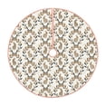 thumbnail image 1 of Fotbe Retro Bunny Pattern Christmas Tree Skirt, Tree Skirts Plush Christmas Decorations, Christmas Tree Skirts Xmas Decorations Holiday Party Decor-30", 1 of 6