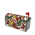 thumbnail image 1 of Fotbe Retro Floral Butterfly Mailbox Covers Post Letter Box Cover Garden Decor Standard Size-, 1 of 9