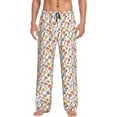 thumbnail image 1 of Fotbe Retro Floral Men's Pajama Pants,Sleepwear Pants,Pj Bottoms Drawstring And Pockets-Large, 1 of 7