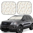 thumbnail image 1 of Fotbe Retro Rabbit 2-Piece Car Windshield Sun Shade | Sun Blocker for Car Windshield | Foldable Automotive Interior Accessories for Sun Protection-Large, 1 of 7
