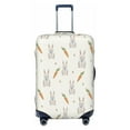 thumbnail image 1 of Fotbe Retro Rabbit Luggage Cover Protector,Suitcase Protector,Scratch and Dirt Resistant,Fits 18-32 Inch Luggage-Large, 1 of 9