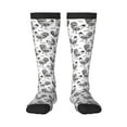thumbnail image 1 of Fotbe Retro Rooster print Women's Men's Novelty Crew Socks Cotton Socks Knee High Socks for Walking,Running,Nurses,Pregnancy, 1 of 8