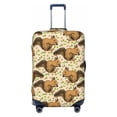 thumbnail image 1 of Fotbe Retro Squirrel Luggage Cover Protector,Suitcase Protector,Scratch and Dirt Resistant,Fits 18-32 Inch Luggage(without luggage)-X-Large, 1 of 9