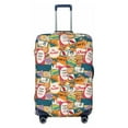 thumbnail image 1 of Fotbe Retro Summer Stamp Luggage Cover Protector,Suitcase Protector,Scratch and Dirt Resistant,Fits 18-32 Inch Luggage-X-Large, 1 of 9