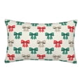 thumbnail image 1 of Fotbe Retro bows Pattern Pillow Cases - Envelope Closure - Luxury, Extra Soft, Cooling Pillow Covers - Wrinkle, Fade, Stain Resistant-14"x20", 1 of 6