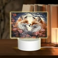 thumbnail image 1 of Fotbe Romantic Flower Fox Pattern Acrylic Night Light Gift with 3 Color ModesTouch-Sensitive LED Lamp Perfect Gift for Mother's Day, Birthday, or Christmas, 1 of 9