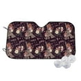 thumbnail image 1 of Fotbe Romantic Paris Car Windshield Sunshade | Sun Visor Protector Front Window Shade, Keeps Out UV Rays, Keeps Your Vehicle Cool-, 1 of 7