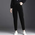 thumbnail image 1 of Women's Corduroy Fabric With Velvet Winter Solid Color Casual Pants Womens Medium on Casual Pants plus Size Hiking Pants Women Womens Pants Suite Casual Work Womens Pants Casual Work Pattern, 1 of 5
