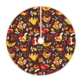 thumbnail image 1 of Fotbe Roosters Pattern Christmas Tree Skirt, Tree Skirts Plush Christmas Decorations, Christmas Tree Skirts Xmas Decorations Holiday Party Decor-48", 1 of 6
