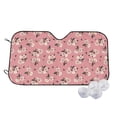 thumbnail image 1 of Fotbe Rose Flowers Car Windshield Sunshade | Sun Visor Protector Front Window Shade, Keeps Out UV Rays, Keeps Your Vehicle Cool-Medium, 1 of 7
