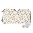 thumbnail image 1 of Fotbe Rose Flowers Car Windshield Sunshade | Sun Visor Protector Front Window Shade, Keeps Out UV Rays, Keeps Your Vehicle Cool-Small, 1 of 7