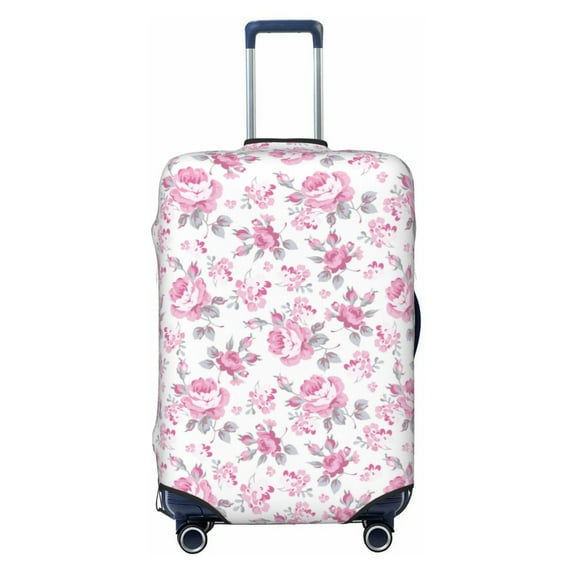 Fotbe Rose Flowers Luggage Cover Protector,Suitcase Protector,Scratch and Dirt Resistant,Fits 18-32 Inch Luggage-Medium