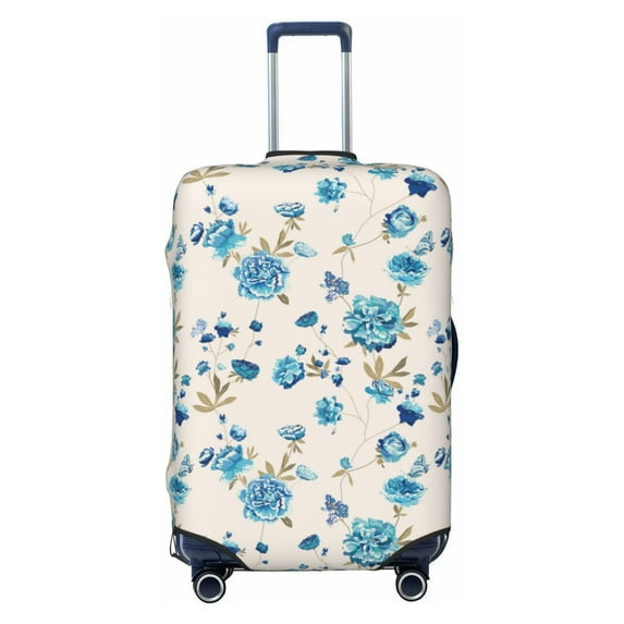 Fotbe Rose Flowers Luggage Cover Protector,Suitcase Protector,Scratch and Dirt Resistant,Fits 18-32 Inch Luggage-Small