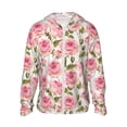 thumbnail image 1 of Fotbe Rose Flowers Men's Women's UPF 50+ Sun Protection Jacket Hooded Cooling Shirt with Pockets Hiking Outdoor Performance-Medium, 1 of 9