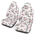 thumbnail image 1 of Fotbe Rose Flowers Pattern Automotive Seat Covers for Cars Trucks and SUVs – Car Seat Covers for Front Seats,Protective Seat Covers,Vehicle Seat Covers, Set of 2, 1 of 1
