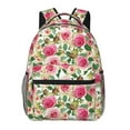 thumbnail image 1 of Fotbe Rose Flowers Pattern Casual Backpack for School, Travel, and Outdoor Activities - Durable, Lightweight, and Comfortable, 1 of 5