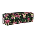 thumbnail image 1 of Fotbe Rose Flowers Pattern Leather Pencil Case, Pencil Pouch with Durable Zipper, Compact and Stylish Organizer for Stationery, Art Supplies, Travel Essentials, 1 of 7