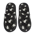 thumbnail image 1 of Fotbe Rose Flowers Pattern Women's Fuzzy Slippers Plush Slippers Fluffy Winter House Shoes Indoor and Outdoor-Large, 1 of 8