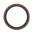 thumbnail image 1 of Fotbe Rose Flowers Steering Wheel Cover Universal 15 in Car Accessories for Men Women,Steering Wheel Protector Comfortable Protective Case for SUV Sedan Decor, 1 of 8