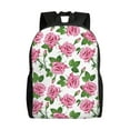 thumbnail image 1 of Fotbe Rose Flowers Travel Laptop Backpack, Business Slim Sturdy Laptops Backpack, Water Resistant College School Computer Bag Gift for Men & Women Fits 15.6 Inch Notebook, 1 of 8