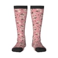thumbnail image 1 of Fotbe Rose Flowers print Women's Men's Novelty Crew Socks Cotton Socks Knee High Socks for Walking,Running,Nurses,Pregnancy, 1 of 9