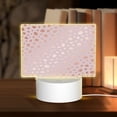 thumbnail image 1 of Fotbe Rose Gold Abstract Spots 1 Pattern Acrylic Night Light Gift with 3 Color ModesTouch-Sensitive LED Lamp Perfect Gift for Mother's Day, Birthday, or Christmas, 1 of 9
