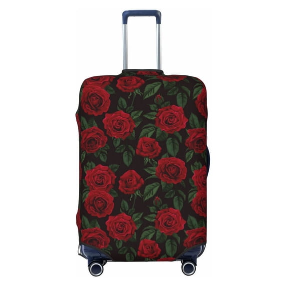 Fotbe Rose Luggage Cover Protector,Suitcase Protector,Scratch and Dirt Resistant,Fits 18-32 Inch Luggage-Small