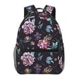 thumbnail image 1 of Fotbe Roses Flowers Pattern Casual Backpack for School, Travel, and Outdoor Activities - Durable, Lightweight, and Comfortable, 1 of 5