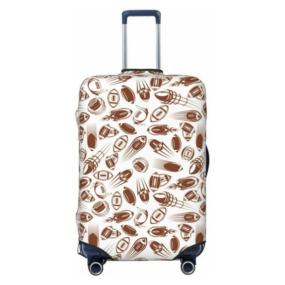 Fotbe Rugby Style Luggage Cover Protector,Suitcase Protector,Scratch and Dirt Resistant,Fits 18-32 Inch Luggage-X-Large