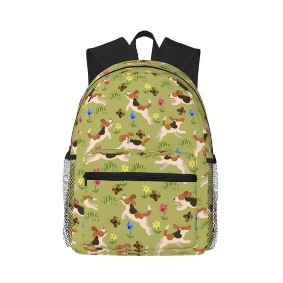 Fotbe Running Beagle Lightweight Casual Laptop Backpack for Men and Women, Daily use Waterproof backpack, Backpack for College