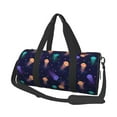 thumbnail image 1 of Fotbe Sea Jellyfish Pattern Foldable Sports Gym Bag with Wet Dry Pocket, Ultralight Travel Bag, Large Capacity Duffel Bag, Splash Proof Carry on Bag, Overnight Bag, Weekender Bag, 1 of 8